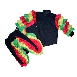 Handmade Matador Costume Mens 36 Bullfighter Halloween Outfit Shirt Pants Cape